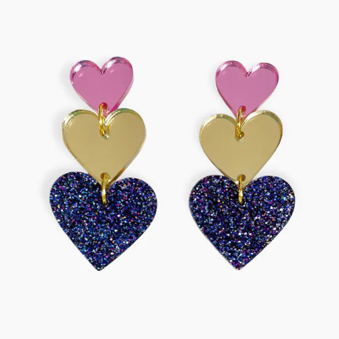 Hovedbilde Love is Love - pink/Gold/blue glitter