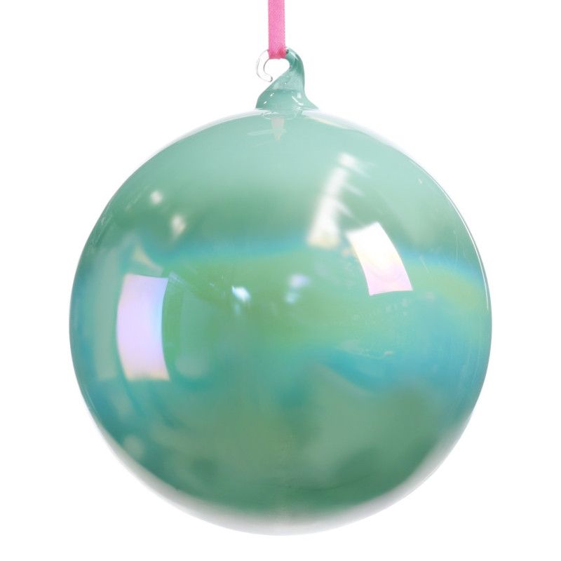 mint glass ball
