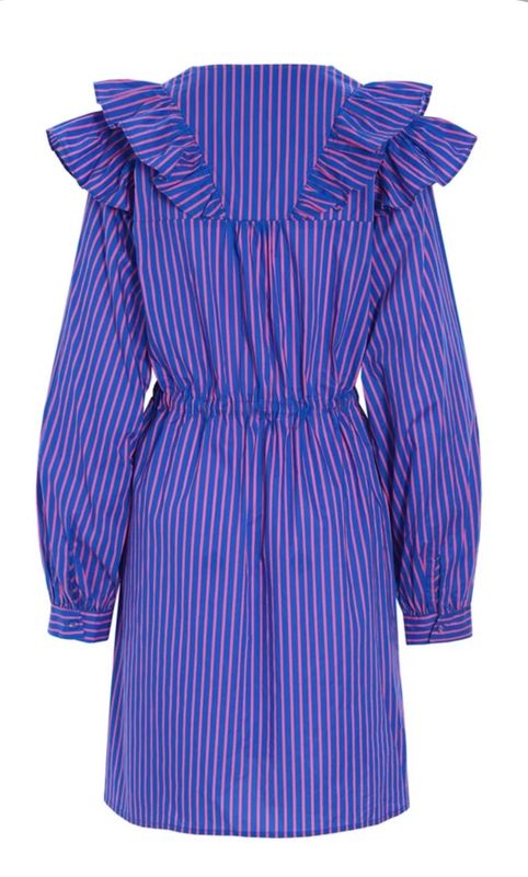 Lucinda dress navy stripe