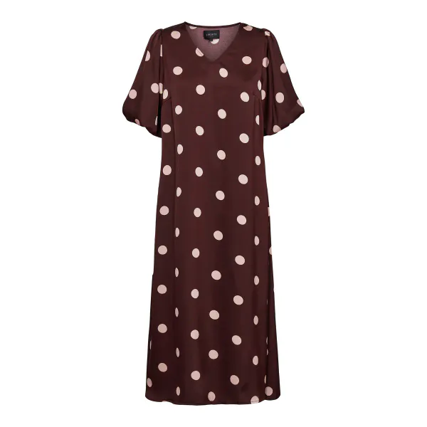 Hovedbilde DOTTI DRESS - PLUM ROSE BIG DOT