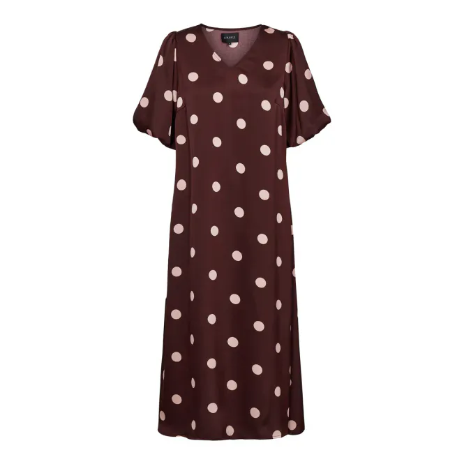 Hovedbilde DOTTI DRESS - PLUM ROSE BIG DOT