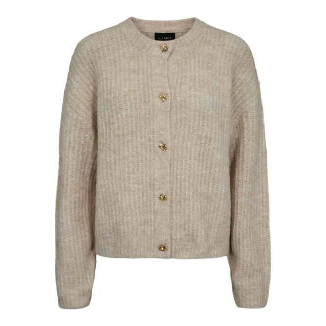 Hovedbilde FRO O-NECK CARDIGAN - IVORY