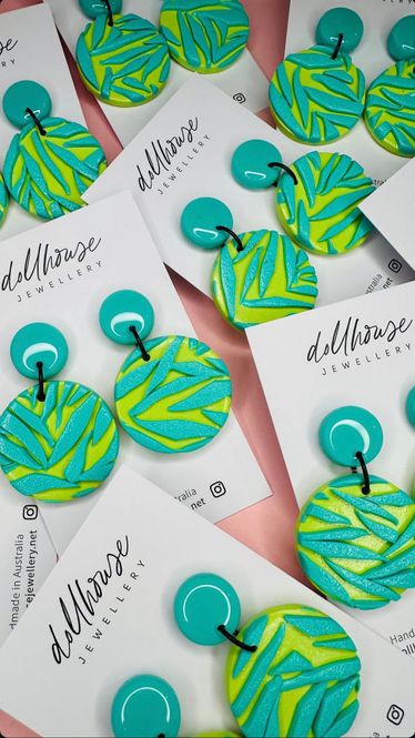 Hovedbilde Dangle lime /blue 