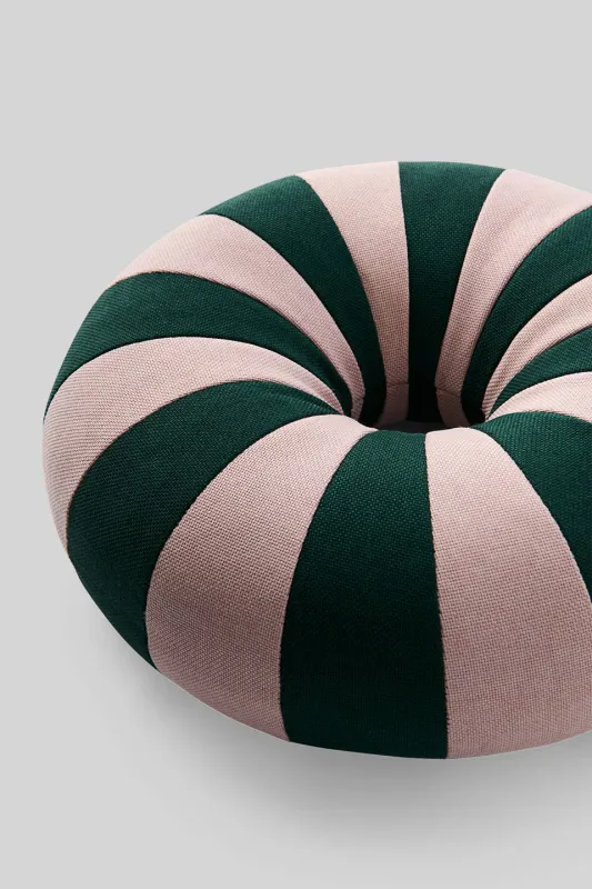 FLOAT PILLOW, MØRKEGRØNN/ROSE