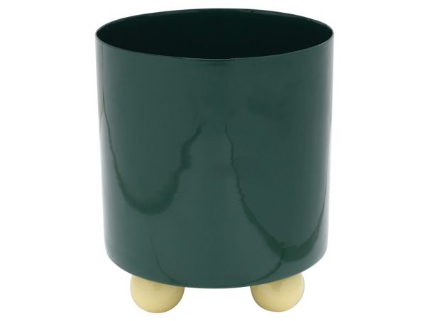 Hovedbilde plant pot retro green soft yellow