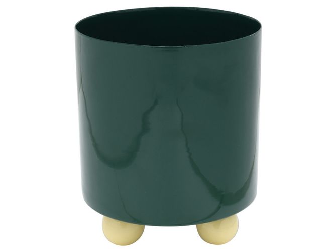 Hovedbilde plant pot retro green soft yellow
