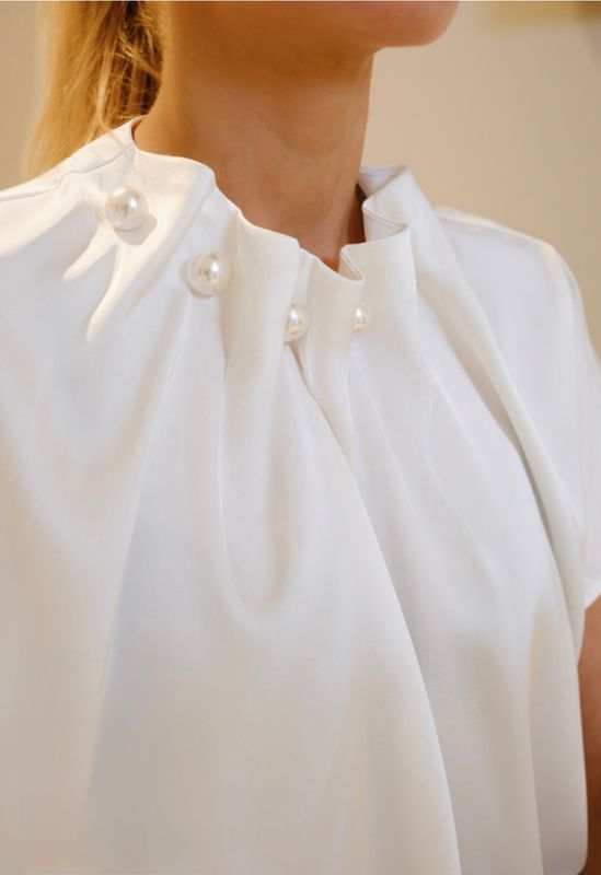 Pearl blouse White 