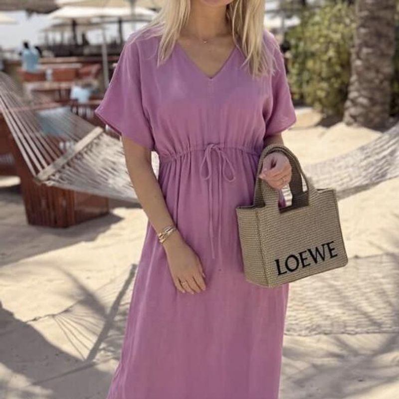 Azzurro dress purple